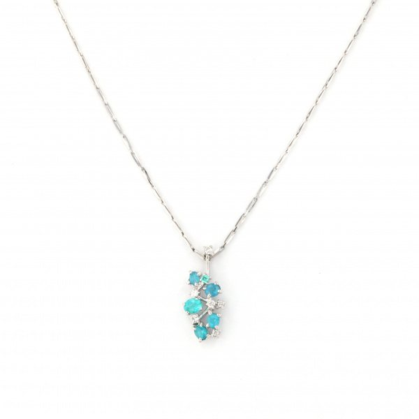 yukizakiselect ProperOther ユキザキセレクトジュエリー OTHER K18ホワイトゴールド トルマリン ネックレス 