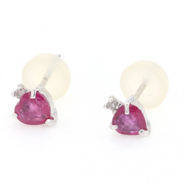 yukizakiselect ProperOther ユキザキセレクトジュエリー OTHER ホワイトゴールド ルビー ピアス 