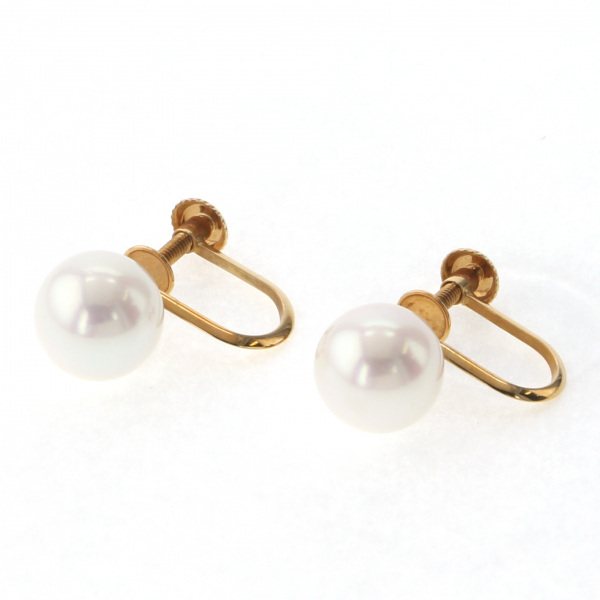 yukizakiselect pearl ユキザキセレクトジュエリー パール イエローゴールド パール イヤリング 