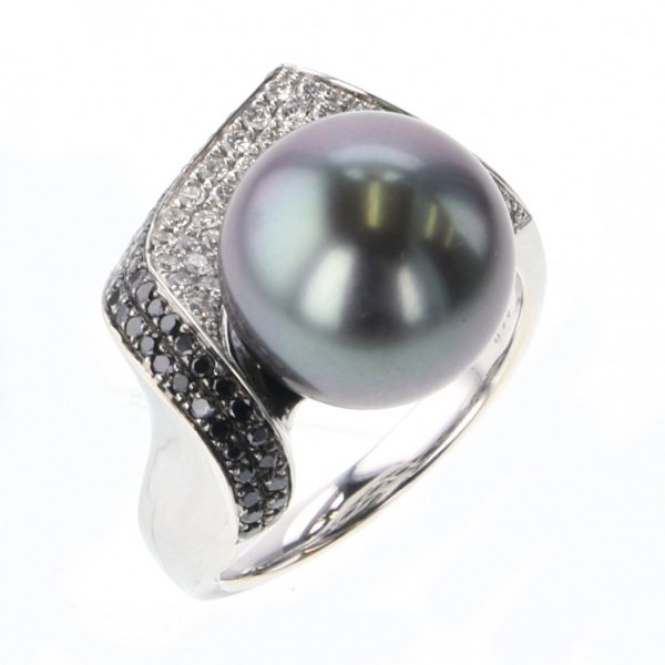 yukizakiselect pearl ユキザキセレクトジュエリー パール ホワイトゴールド クロチョウパール リング 