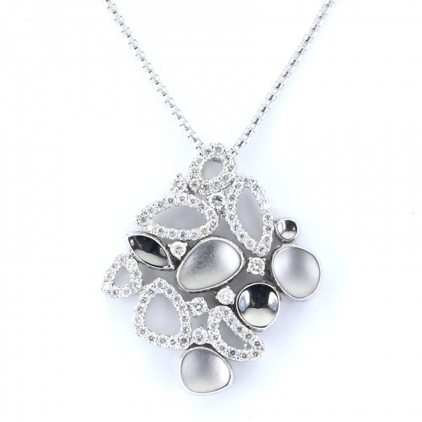 유키자키 ProperOther 유키자키 셀렉트 주얼리 OTHER K18 화이트 골드 다이아몬드 목걸이 