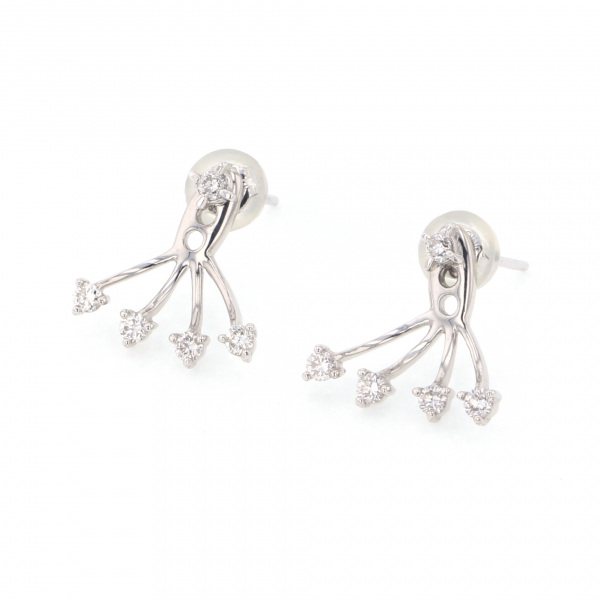 yukizakiselect 适当的其他 柚木﨑精选珠宝 其他 白金 金钻 耳钉 