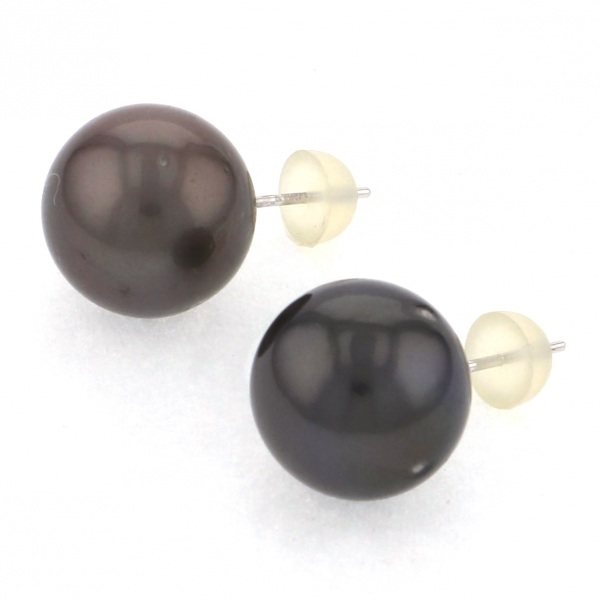 yukizakiselect pearl ユキザキセレクトジュエリー パール ホワイトゴールド ブラックパール ピアス 