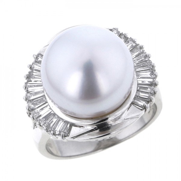 yukizakiselect pearl ユキザキセレクトジュエリー パール プラチナ パールリング 