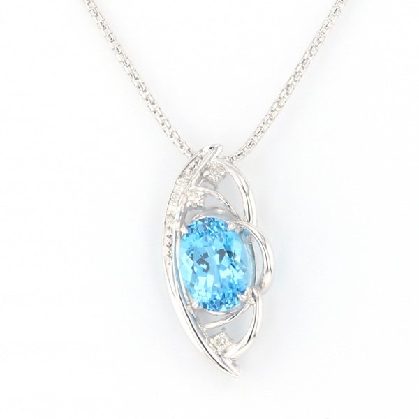 yukizakiselect ProperOther ユキザキセレクトジュエリー OTHER ホワイトゴールド トパーズ ネックレス 