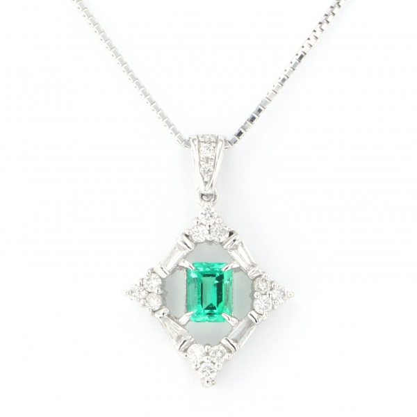 yukizakiselect ProperOther ユキザキセレクトジュエリー OTHER ホワイトゴールド エメラルド ネックレス 