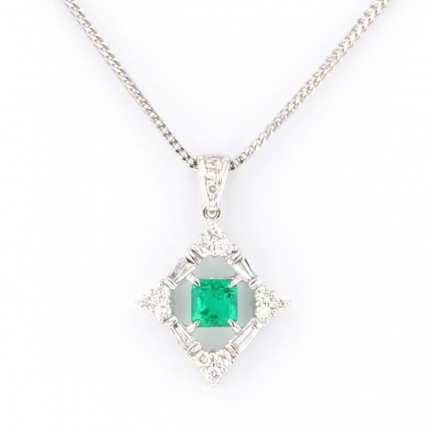 yukizakiselect ProperOther ユキザキセレクトジュエリー OTHER ホワイトゴールド エメラルド ネックレス 