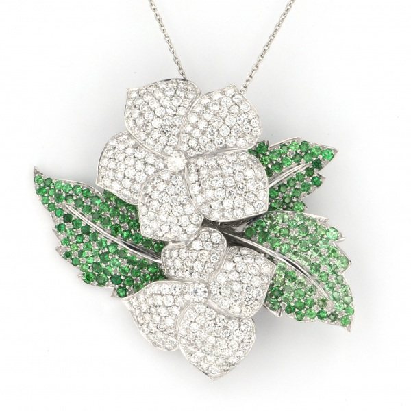 Yukizaki Select ProperOther Yukizaki Select Jewelry OTHER White Gold Green garnet necklace 