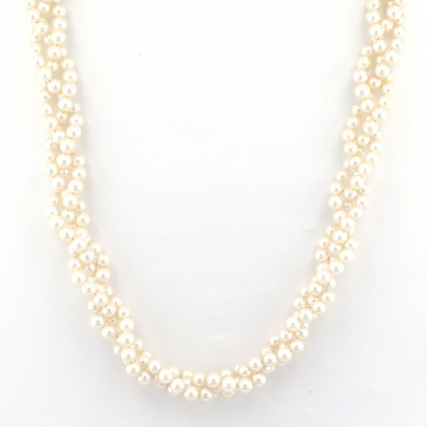 yukizakiselect pearl ユキザキセレクトジュエリー パール シルバー 3連パール ネックレス 