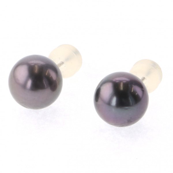 yukizakiselect pearl ユキザキセレクトジュエリー パール ホワイトゴールド ブラックパール ピアス 