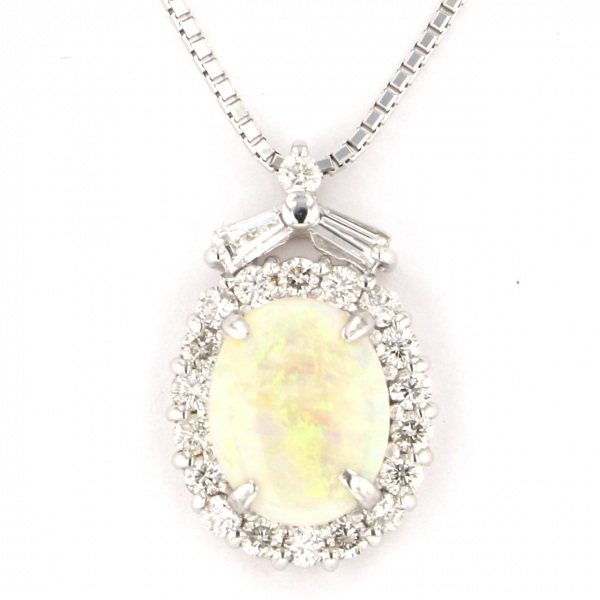 yukizakiselect ProperOther ユキザキセレクトジュエリー OTHER ホワイトゴールド オパール ネックレス 