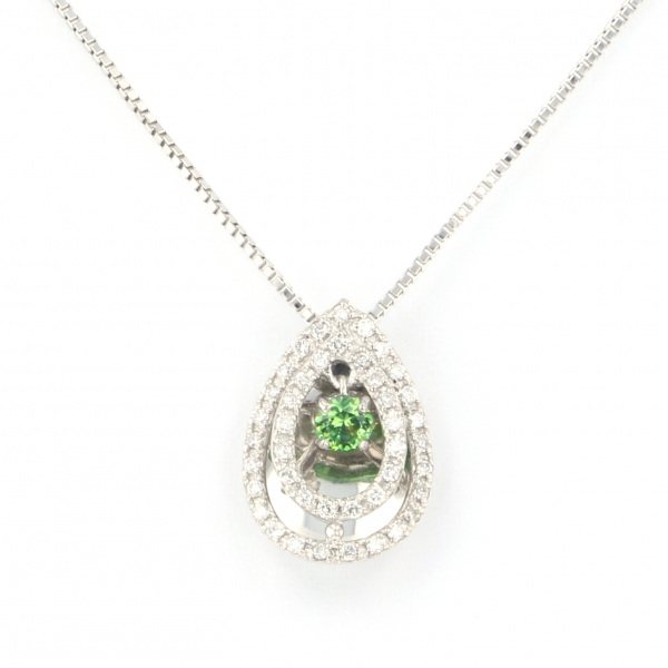 Yukizaki Select ProperOther Yukizaki Select Jewelry OTHER platinum Demantoid Garnet necklace 
