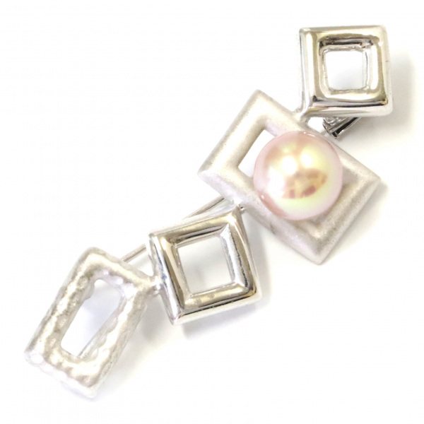 yukizakiselect pearl ユキザキセレクトジュエリー パール シルバー ナンヨウパール ブローチ 