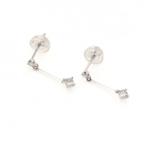 yukizakiselect ProperOther ユキザキセレクトジュエリー OTHER K18ホワイトゴールド ダイヤモンド ピアス 