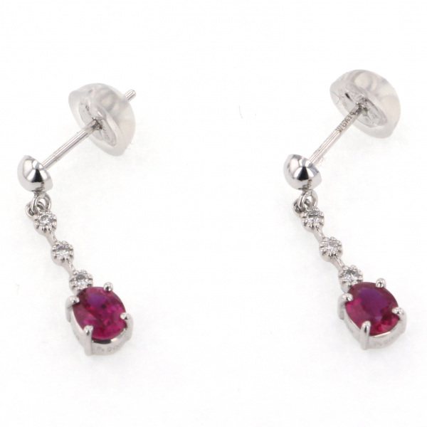 yukizakiselect ProperOther ユキザキセレクトジュエリー OTHER プラチナ/ホワイトゴールド ルビー ピアス 