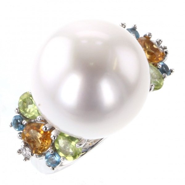 yukizakiselect pearl ユキザキセレクトジュエリー パール ホワイトゴールド パール リング 