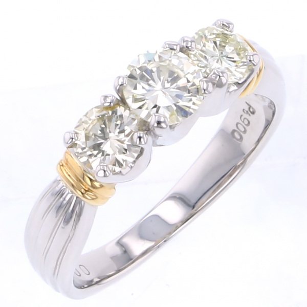 유키자키 ProperOther 유키자키 셀렉트 주얼리 OTHER PT900 / K18 옐로우 골드 다이아몬드 링 