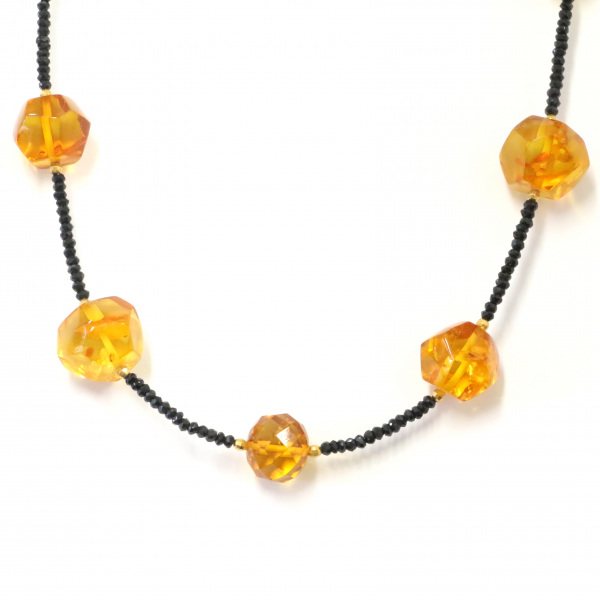 yukizakiselect ProperOther ユキザキセレクトジュエリー OTHER シルバー 琥珀 ネックレス 