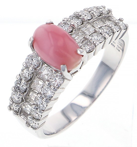 yukizakiselect pearl ユキザキセレクトジュエリー パール プラチナ コンクパール リング 