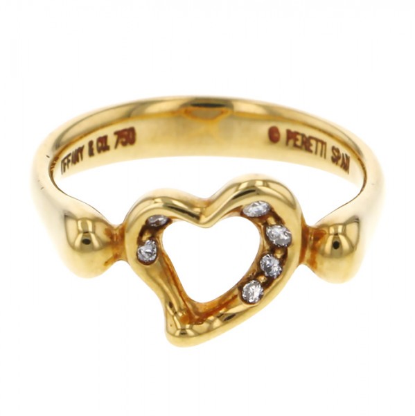 tiffany elsa-peretti ティファニー エルサペレッティ オープンハートリング ダイヤモンド 