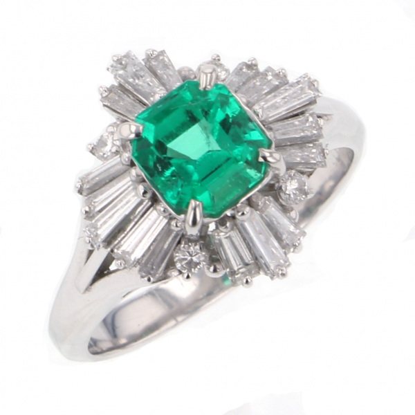 yukizakiselect ProperOther ユキザキセレクトジュエリー OTHER プラチナ エメラルド リング 