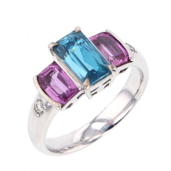 yukizakiselect ProperOther ユキザキセレクトジュエリー OTHER ホワイトゴールド ブルージルコン リング 