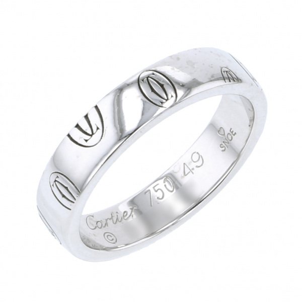 cartier other カルティエ ホワイトゴールド ハッピーバースデー スモール リング #49 