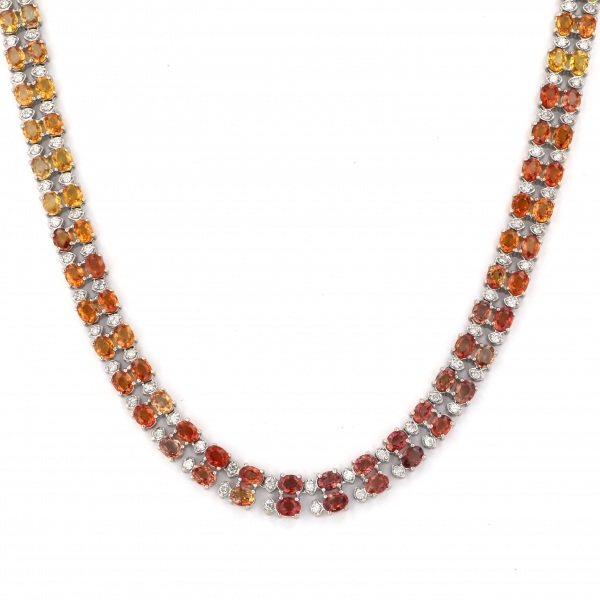 yukizakiselect ProperOther ユキザキセレクトジュエリー OTHER ホワイトゴールド イエローサファイア ネックレス 