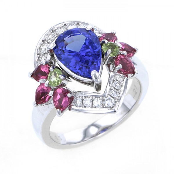 yukizakiselect ProperOther ユキザキセレクトジュエリー OTHER プラチナ タンザナイト リング 