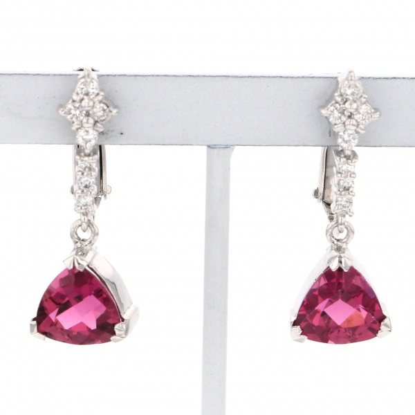 yukizakiselect ProperOther ユキザキセレクトジュエリー OTHER プラチナ/ホワイトゴールド ピンクトルマリン イヤリング 