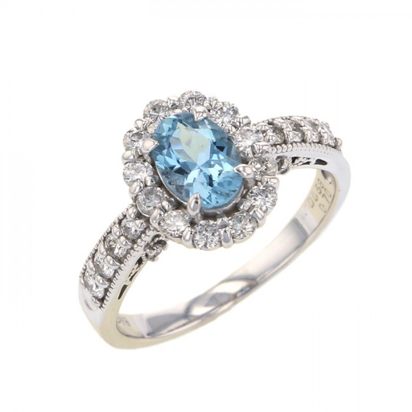 Yukizaki Select ProperOther Yukizaki Select Jewelry OTHER White Gold Aquamarine diamond ring 