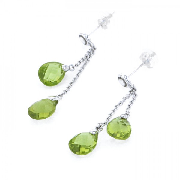 yukizakiselect ProperOther ユキザキセレクトジュエリー OTHER ホワイトゴールド ペリドット ピアス 