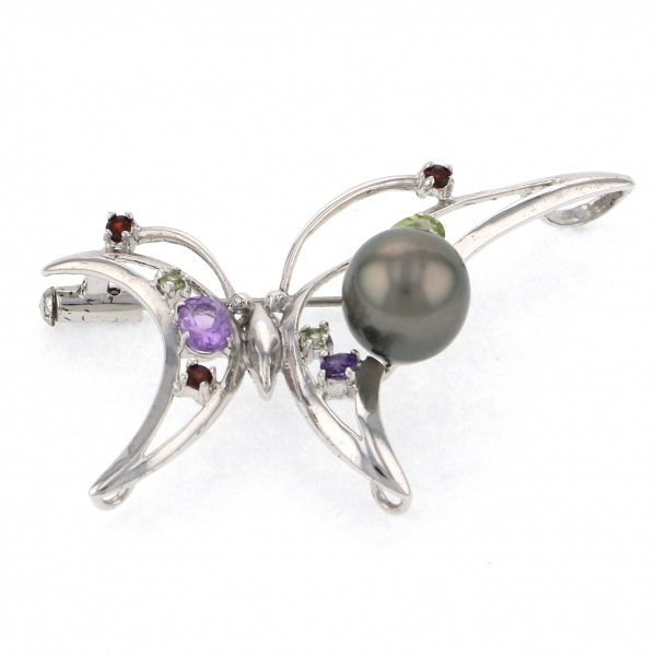 yukizakiselect pearl ユキザキセレクトジュエリー パール シルバー ナンヨウパール ブローチ 