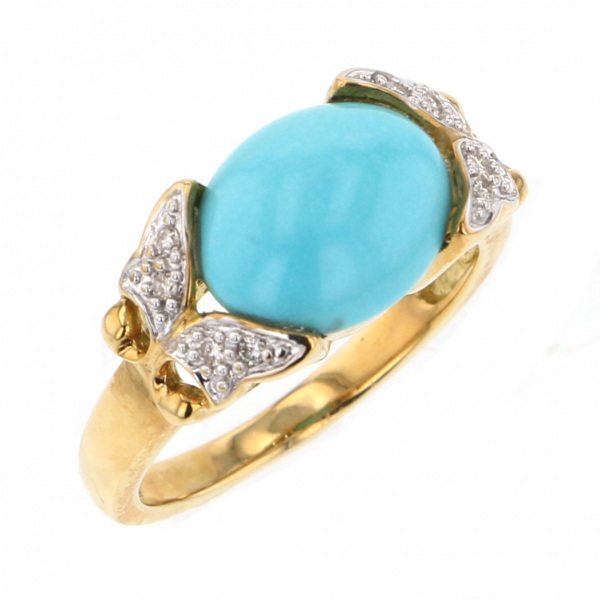 yukizakiselect ProperOther ユキザキセレクトジュエリー OTHER イエローゴールド トルコ石 リング 