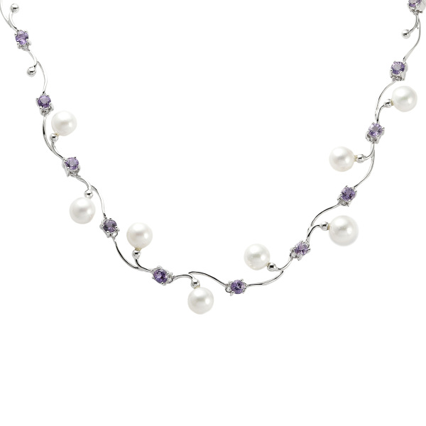 yukizakiselect pearl ユキザキセレクトジュエリー パール 半貴石入り 