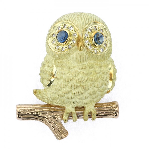 yukizakiselect ProperOther ユキザキセレクトジュエリー OTHER サファイア フクロウ 