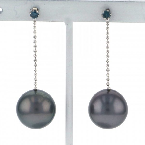 yukizakiselect pearl ユキザキセレクトジュエリー パール プラチナ/ホワイトゴールド タヒチパール ピアス 