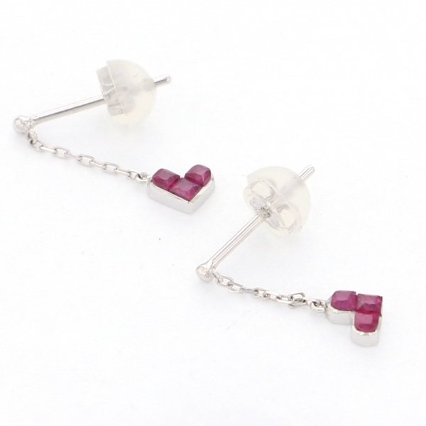 yukizakiselect ProperOther ユキザキセレクトジュエリー OTHER ホワイトゴールド ルビー ピアス 