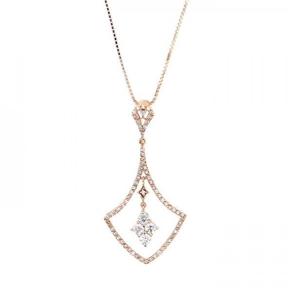 유키자키 ProperOther 유키자키 셀렉트 주얼리 OTHER K18 핑크 골드 다이아몬드 목걸이 