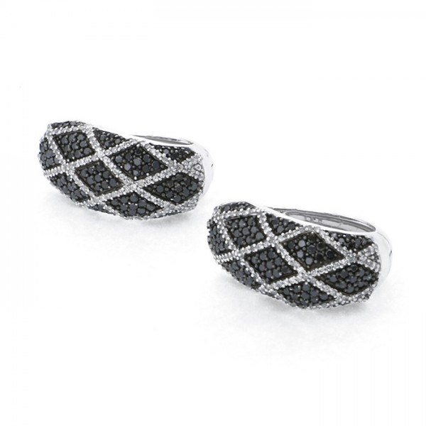 yukizakiselect ProperOther ユキザキセレクトジュエリー OTHER ホワイトゴールド ブラックダイヤ ピアス 