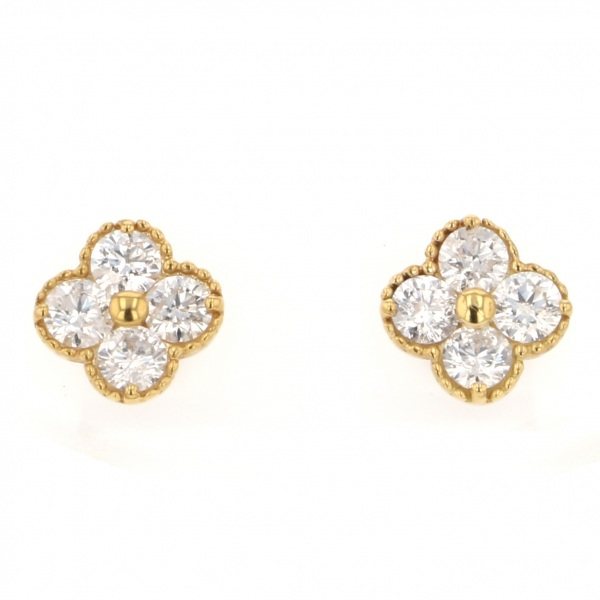 yukizakiselect ProperOther ユキザキセレクトジュエリー OTHER K18YG ダイヤモンド ピアス 