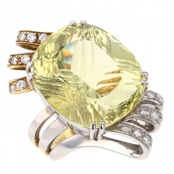 yukizakiselect ProperOther ユキザキセレクトジュエリー OTHER PT900/K18YG クォーツ リング 