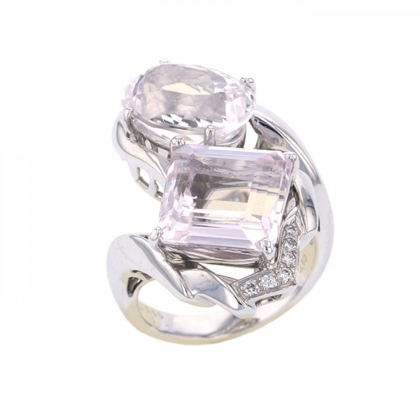 yukizakiselect ProperOther ユキザキセレクトジュエリー OTHER K18ホワイトゴールド クンツァイト リング 