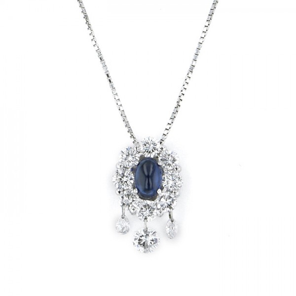 yukizakiselect ProperOther ユキザキセレクトジュエリー OTHER プラチナ サファイア ネックレス&ピアス 