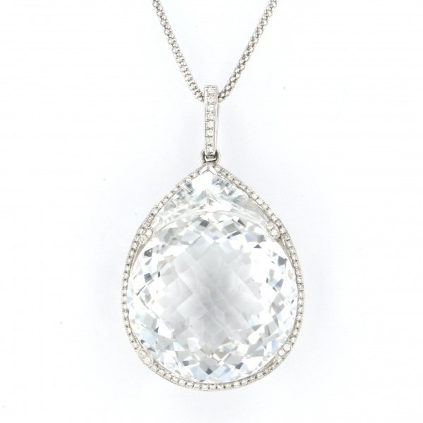 yukizakiselect ProperOther ユキザキセレクトジュエリー OTHER ホワイトゴールド トパーズ ネックレス 