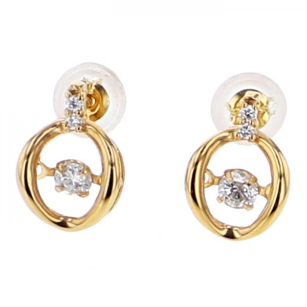 yukizakiselect ProperOther ユキザキセレクトジュエリー OTHER K18イエローゴールド ダイヤモンドピアス 