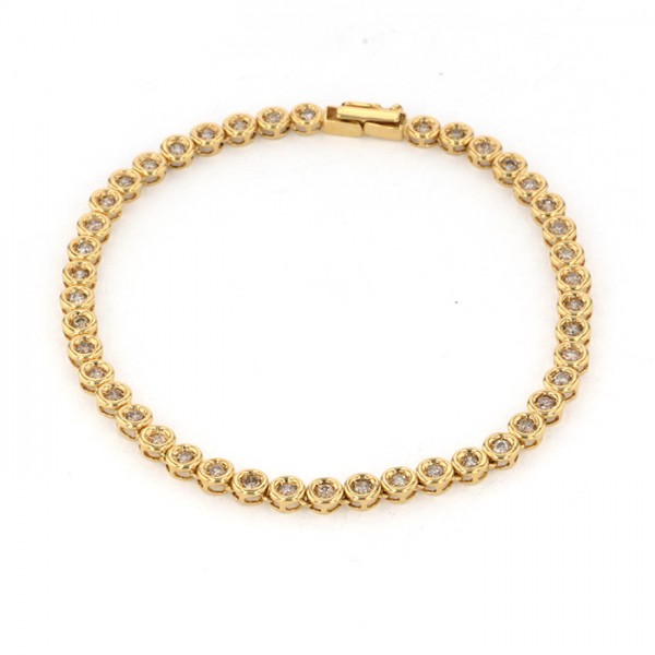 유키자키 ProperOther 유키자키 셀렉트 주얼리 OTHER 옐로우 골드 다이아몬드 팔찌 