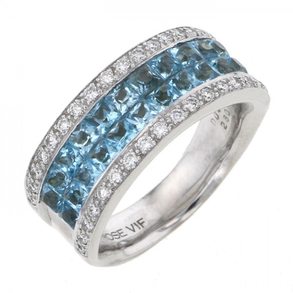 yukizakiselect ProperOther ユキザキセレクトジュエリー OTHER ホワイトゴールド ブルートパーズ リング 