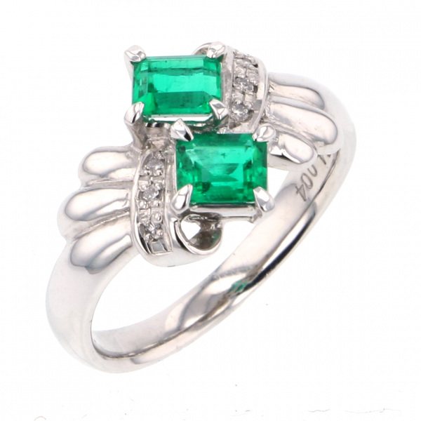 yukizakiselect ProperOther ユキザキセレクトジュエリー OTHER プラチナ エメラルド リング 