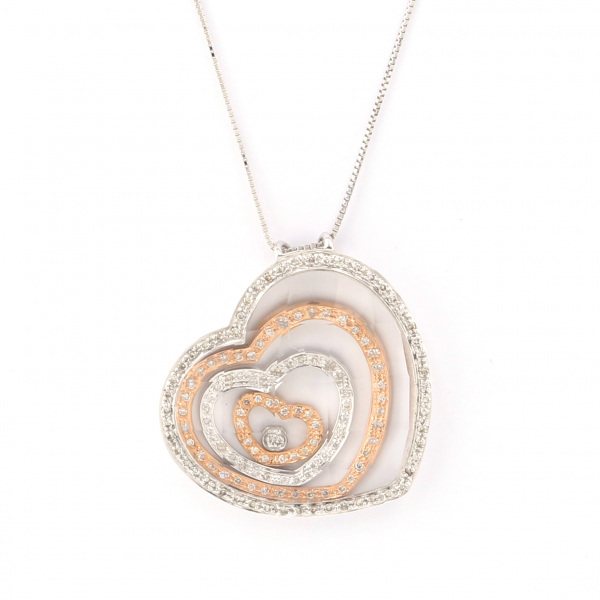 yukizakiselect ProperOther ユキザキセレクトジュエリー OTHER ホワイトゴールド/ピンクゴールド ダイヤモンド ネックレス 